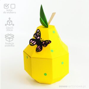 Zestaw kreatywny DIY - Gruszka Pudełko