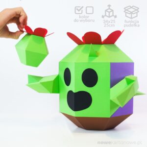 Zestaw kreatywny - Pudełko Kaktus Kolec